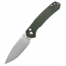 CJRB Knives Large Pyrite AR-RPM9 Green Micarta