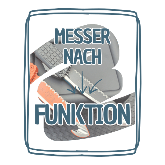Messer nach Funktion