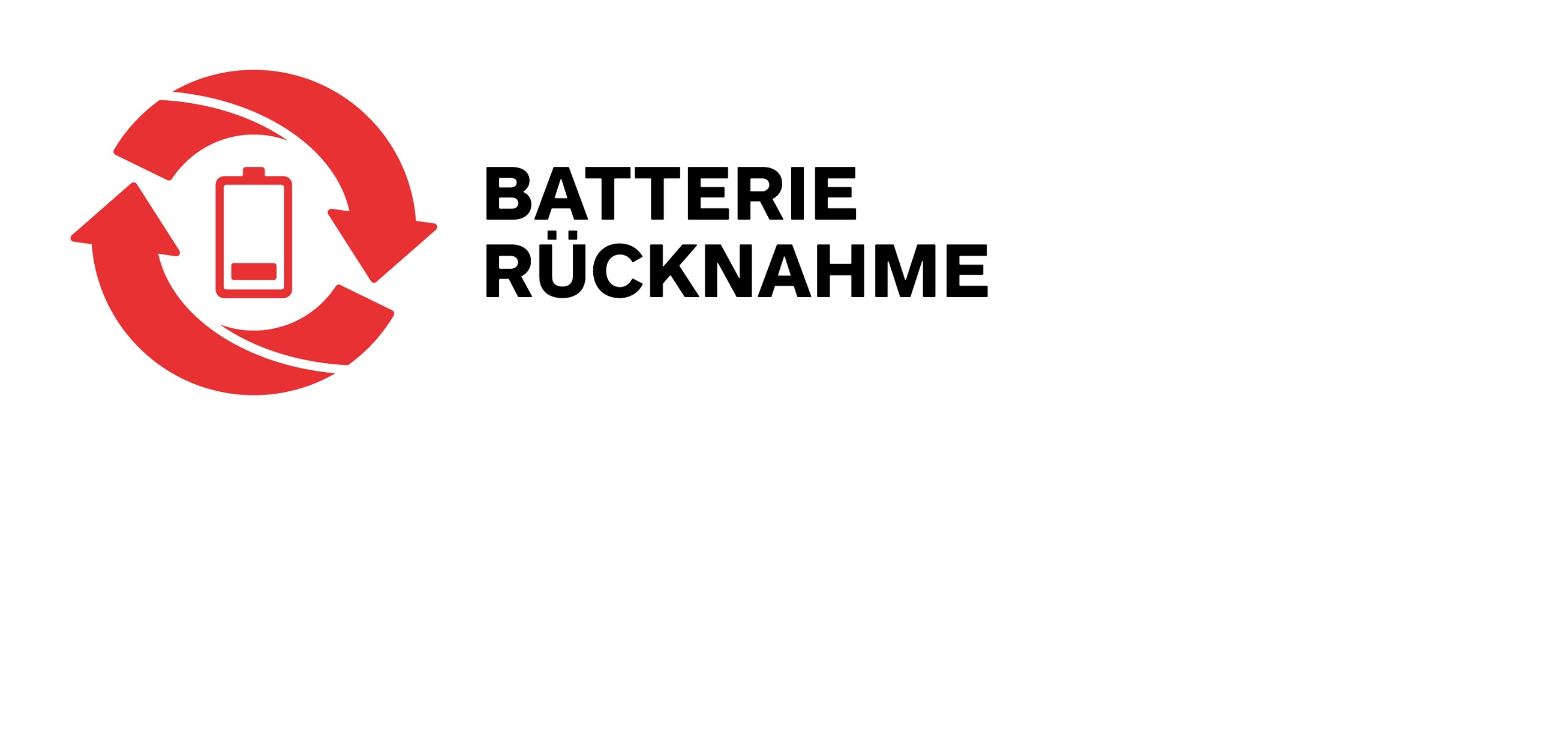 Offizielles Logo Batterie Rücknahme