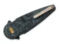 Preview: Fox Knives Saturn Flipper M390 Dark Matter CF PVD – geschlossen, Clipseite