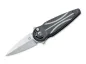 Preview: Fox Knives Saturn Titanium Black – geöffnet