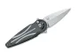 Preview: Fox Knives Saturn Titanium Black Left – geöffnet