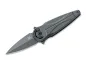 Preview: Fox Knives Saturn Titanium All Black – geöffnet