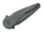 Preview: Fox Knives Saturn Titanium All Black – geschlossen, Clipseite