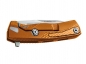 Preview: lionsteel rok aluminium orange satiniert folding knife messer