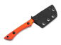 Preview: Böker Plus M.U.K., Böker MUK Orange, Neck Knife Böker, kleines Outdoormesser, leichtes EDC Fixed, Halsmesser orange, Böker Plus Messer, Skelettmesser