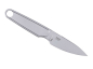 Preview: CRKT HangTi Silver Fixed Blade Neck Knife Titan Messer