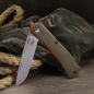 Preview: White River Mudbug Green G10, White River Mudbug Orange Liner, White River Knives Taschenmesser, Sodbuster Klappmesser G10, CPM-154 Backlock, White River Deutschland, Com2you-biwak, EDC Taschenmesser G10