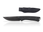 Preview: ANV Knives - ACTA NON VERBA -  P200 MK ll All Black Stonewash glatte Klinge Leder