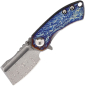 Preview: Kansept Knives Mini Korvid Linerlock Damast taschenmesser