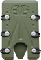 Preview: EOS Wallet 2.5 OD Green Titan Geldscheinklammer Kreditkarten etui RFID-Blockierung