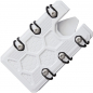 Preview: EOS Wallet 2.5 White Cerakote Titan Geldscheinklammer