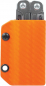 Mobile Preview: Kydex Etui für Leatherman Wingman Sidekick Rebar Orange Carbon
