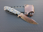 Mobile Preview: Dawson Knives Explorer Elite - Copper Finish white/black