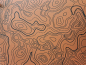 Preview: Kydex Liquid Metal TOPO Map Copper Infused 2mm 15x30