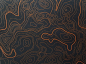 Preview: Kydex Liquid Metal TOPO Map Copper Reversed Infused 2mm 15x30