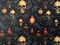 Preview: Kydex Skull Kydex Skull Ornaments infused thermoplastischer Kunststoffinfused 2mm