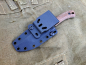Preview: White River Knives  Axiom Natural Burlap Micarta Magnacut