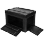 Preview: Box Kunststoff faltbar 60 Liter schwarz
