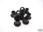 Preview: Nieten Oese Kydex 1/4  7.4 x 9.8 schwarz / 10 Stück- 3781
