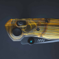 Preview: ANV Knives A100 BB glatte Klinge Ultem ELMAX Yellow