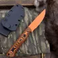 Preview: White River Small Game, White River Custom Shop, Small Game MagnaCut, Orange Cerakote Messer, Black Orange G10, White River 2026, Jagdmesser limitiert, edles Custom Messer