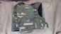 Preview: Airsoft Combat Weste Woodland mit Molle-System