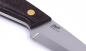Preview: Brisa EnZo Bobtail 80 knife Multicarry Bison Micarta Scandi