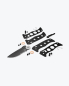 Preview: Benchmade 275SGY-03, Benchmade Adamas Combo Edge, Adamas MagnaCut Black, Benchmade Wellenschliff schwarz, Tactical Klappmesser, AXIS Lock, robustes Einsatzmesser