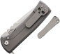 Preview: Chaves Knives Redencion 229 Framelock G10 Black Tanto