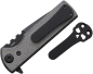 Preview: Chaves Knives T.A.K. Linerlock PVD Micarta Blk Tanto
