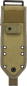 Preview: ESEE Knives 3 und 4 MOLLE Back Sheath Khaki