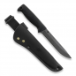 Preview: Peltonen Ranger Knife Black Black Teflon M95 Lederscheide Black Sissipuukko