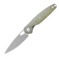 Preview: Giant Mouse ACE REO Linerlock Micarta Green Magnacut
