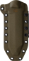 Preview: Halfbreed Blades ERK-01 Emergency Rescue Knife OD Topo