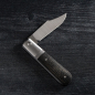 Preview: Jack Wolf Knives Big Bro Jack Black Burlap Micarta
