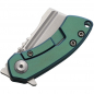 Preview: Kansept Knives Mini Korvid Titan Green Linerlock