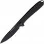 Mobile Preview: Karbon Knives Tidbit Framelock All Black taschenmesser