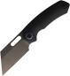 Preview: Kunwu Primo Framelock Raindrop Black	Premium EDC Messer