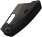 Preview: Kunwu Primo Framelock Raindrop Black	Premium EDC Messer