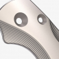 Preview: Flytanium Spyderco Paramilitary 2 Lotus Titan Griffschalen Bead blast