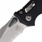 Preview: Microtech Knives Amphibian S/E Ram-Lok Black G10 teilverzahnt