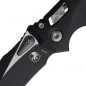 Preview: Microtech Knives Amphibian S/E Ram-Lok All Black Alu glatt