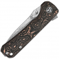 Preview: QSP Knife Hawk Linerlock Copper Foil Carbonfaser