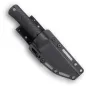 Preview: Reiff Knives RUT MagnaCut Stonewash G10 Schwarz – in Kydexscheide, Vorderseite