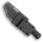 Preview: Reiff Knives RUT MagnaCut Stonewash G10 Schwarz – in Kydexscheide, Rückseite