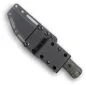 Preview: Reiff Knives RUT MagnaCut Stonewash Canvas-Micarta Grün – in Kydexscheide, Rückseite