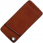 Preview: Kleiner Messer Slip Beutel aus Leder