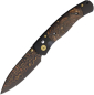 Preview: Santa Fe Stoneworks El Rey, Damastmesser, Mammutelfenbein Messer, Titan Klappmesser, Button Lock Taschenmesser, exklusive Sammlermesser, Damasteel, Com2you-biwak