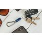 Preview: SILIPAC Schlüsselanhänger Verbinder Alu Blue Karabiner